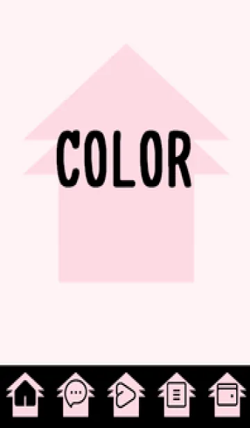 [LINE着せ替え] pink color T38の画像1