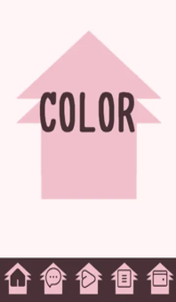 [LINE着せ替え] pink color T40の画像1