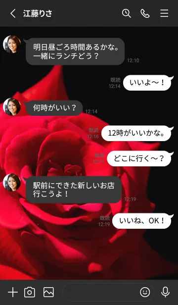 [LINE着せ替え] Ladybird Symbol of good luck #5-36の画像3