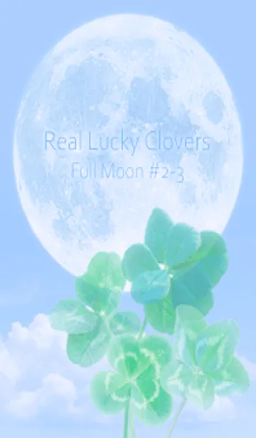 [LINE着せ替え] Real Lucky Clovers Full Moon #2-3の画像1