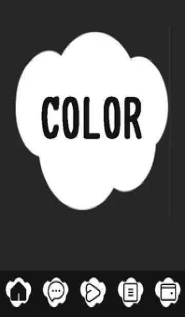 [LINE着せ替え] bw color U37の画像1