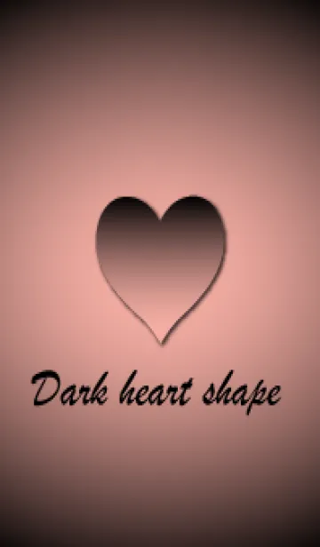 [LINE着せ替え] Dark heart shape - Pink 7 -の画像1