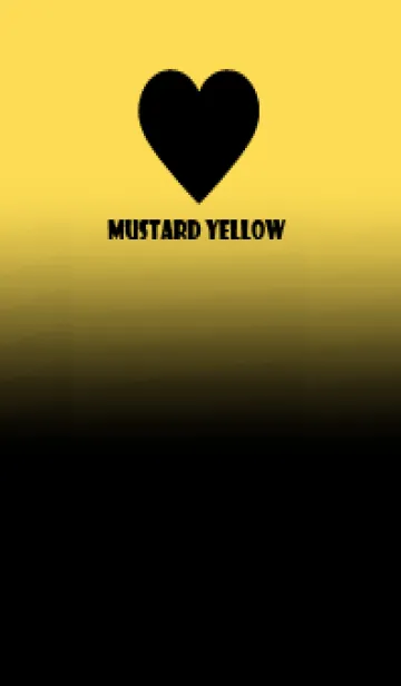 [LINE着せ替え] Black & Mustard Yellow Theme V.5 (JP)の画像1