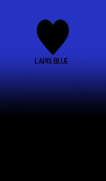 [LINE着せ替え] Black & Lapis Blue Theme V.5 (JP)の画像1