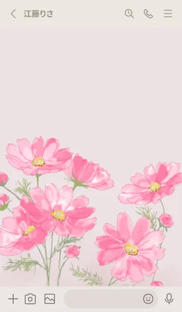 [LINE着せ替え] コスモス 乙女の純潔の画像2