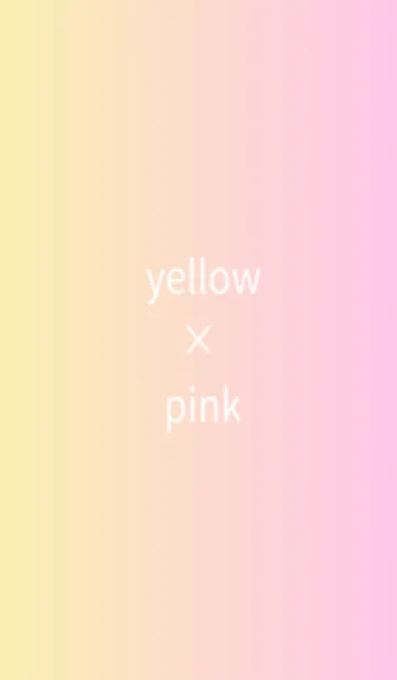 [LINE着せ替え] イエロー × ピンクの画像1