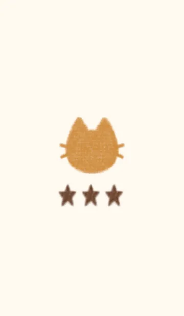 [LINE着せ替え] ねことお星さま(orange05)の画像1