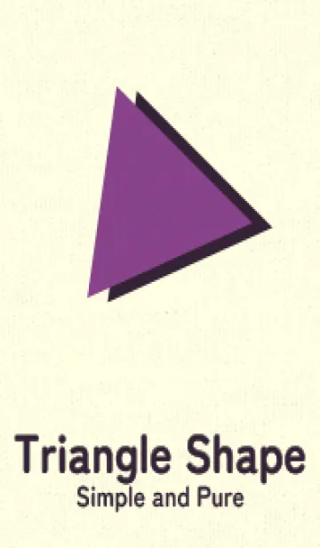 [LINE着せ替え] 三角型の着せかえ アマランスパープルの画像1