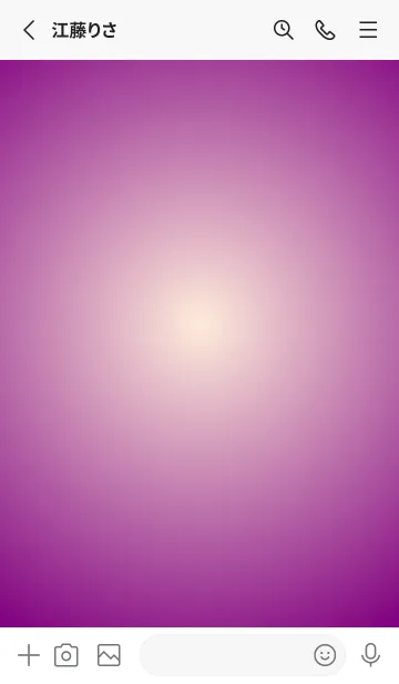 [LINE着せ替え] パステルオレンジ●パープル.TKCの画像2