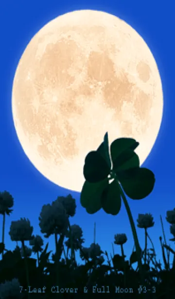 [LINE着せ替え] 七つ葉のクローバー & Full Moon #3-3の画像1