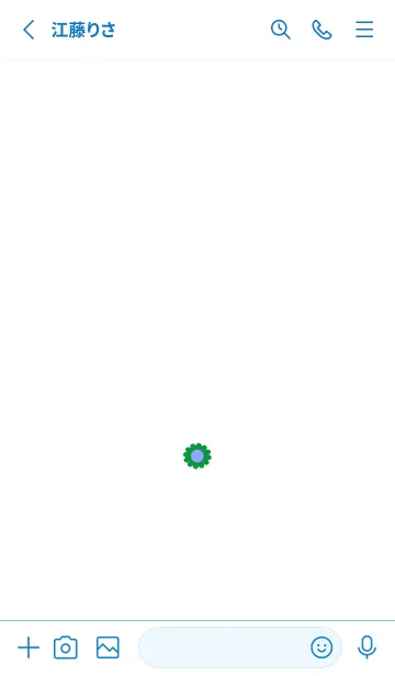 [LINE着せ替え] ミニ フラワー __63の画像2