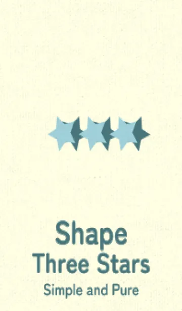 [LINE着せ替え] 三ツ星のきせかえ スプレーグリーンの画像1