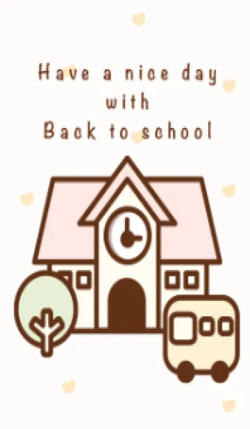 [LINE着せ替え] Back to school 2 :)の画像1