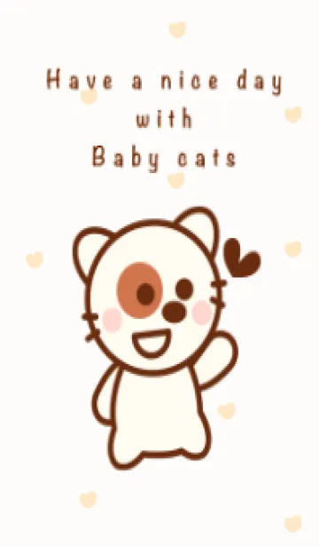 [LINE着せ替え] Baby cats theme 10の画像1