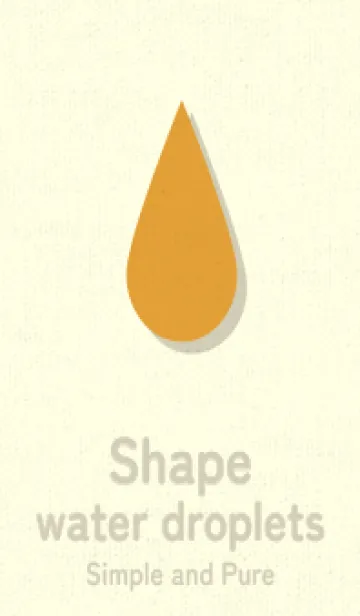 [LINE着せ替え] 水滴のきせかえ パンプキンの画像1