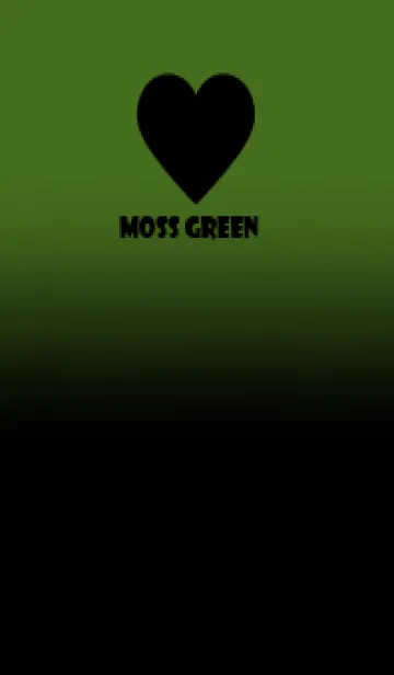 [LINE着せ替え] Black & Moss Green Theme V.5 (JP)の画像1