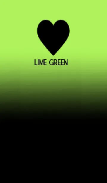 [LINE着せ替え] Black & Lime Green Theme V.5 (JP)の画像1