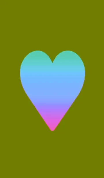 [LINE着せ替え] グラデーション ハート 18の画像1