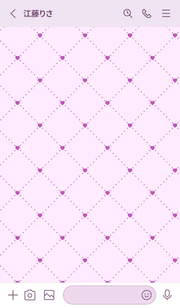 [LINE着せ替え] ハート レース .13の画像2