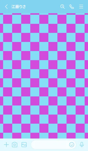 [LINE着せ替え] カラー チェック 16の画像2