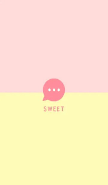 [LINE着せ替え] SweetColor♡ピーチ×レモンの画像1