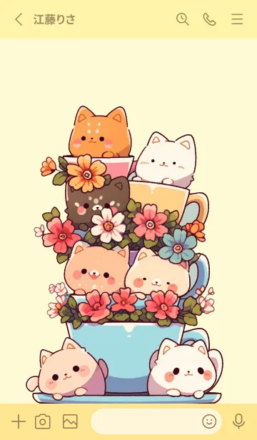 [LINE着せ替え] Teacup dogの画像2