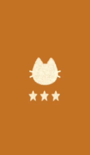 [LINE着せ替え] ねことお星さま(orange06)の画像1