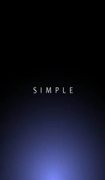 Simple Light -COOL BLACK- 7の着せ替えメイン画像