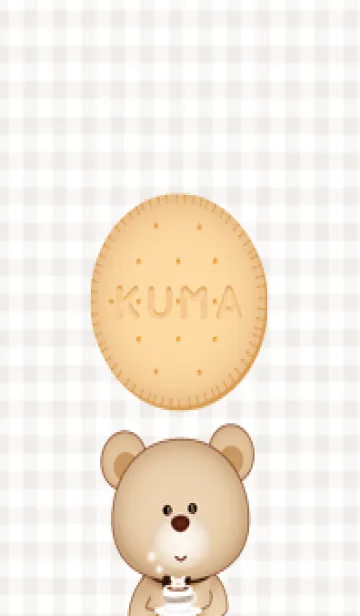 [LINE着せ替え] brown♡KUMA02_1の画像1