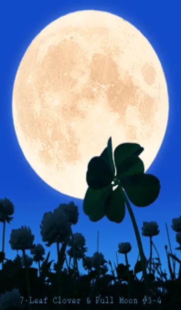 [LINE着せ替え] 七つ葉のクローバー & Full Moon #3-4の画像1