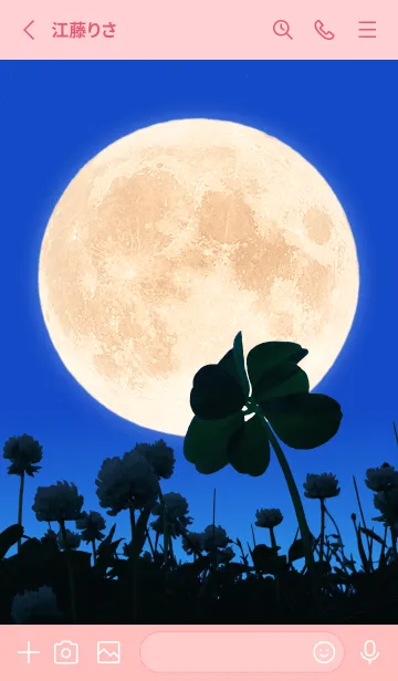 [LINE着せ替え] 七つ葉のクローバー & Full Moon #3-4の画像2