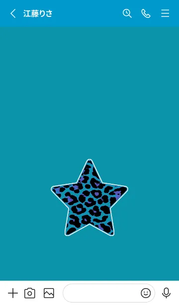 [LINE着せ替え] レオパード スター 187の画像2