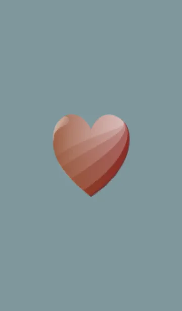 [LINE着せ替え] simple gradient heart 27の画像1