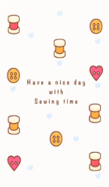 [LINE着せ替え] My sewing time 7 :)の画像1