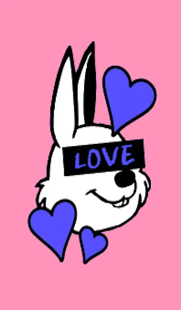 [LINE着せ替え] ラブ ラビット 73の画像1