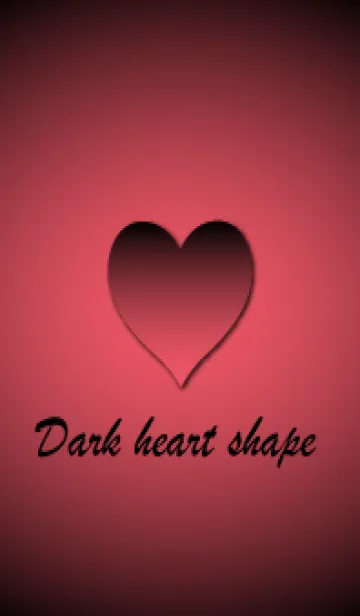 [LINE着せ替え] Dark heart shape - Pink 8 -の画像1