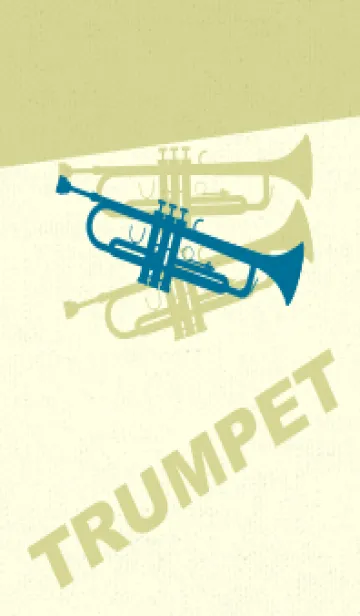 [LINE着せ替え] Trumpet CLR ダックブルーの画像1