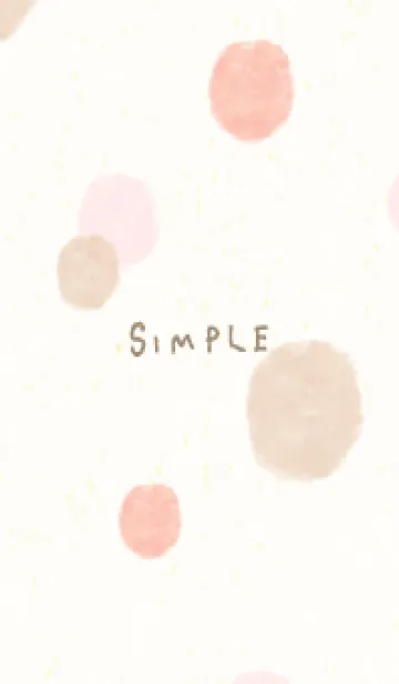 [LINE着せ替え] 水彩 丸 かわいい28の画像1