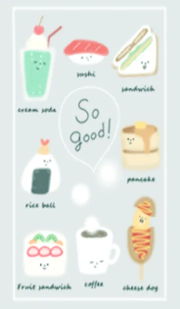 [LINE着せ替え] bluegreen♡So good06_1の画像1