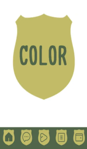 [LINE着せ替え] green color V74の画像1