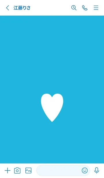 [LINE着せ替え] シンプル ハート 65の画像2