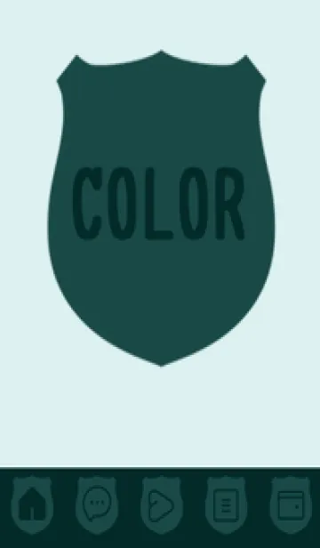 [LINE着せ替え] green color V80の画像1