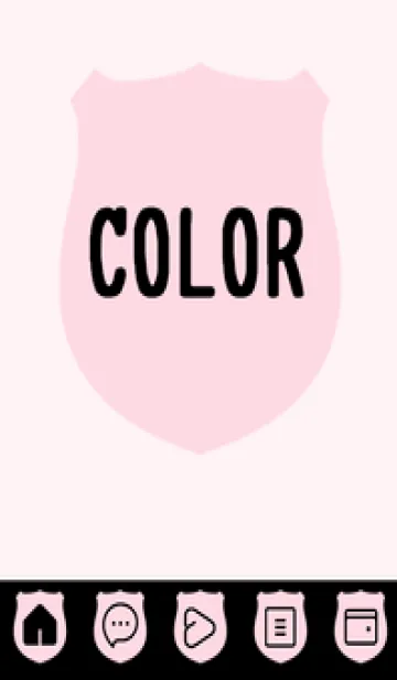 [LINE着せ替え] pink color V38の画像1
