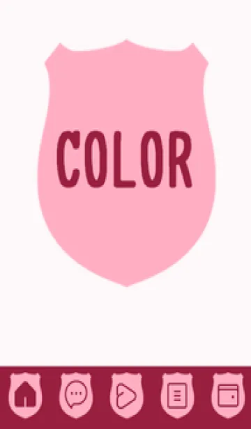 [LINE着せ替え] pink color V39の画像1