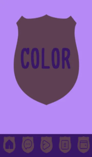 [LINE着せ替え] purple color V36の画像1