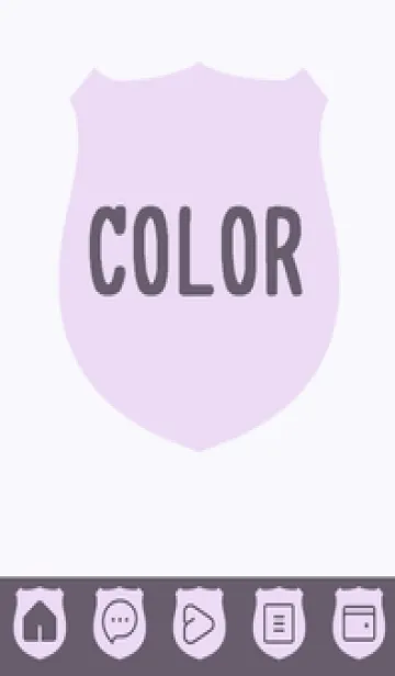 [LINE着せ替え] purple color V37の画像1