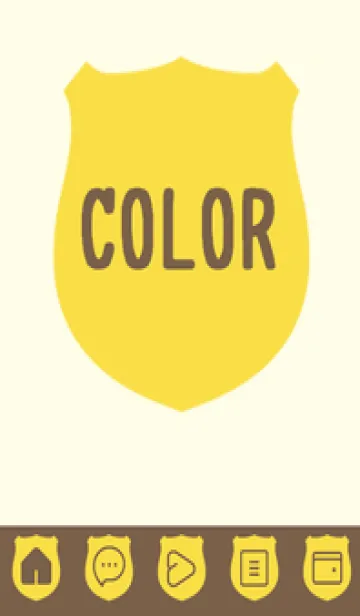 [LINE着せ替え] yellow color V37の画像1