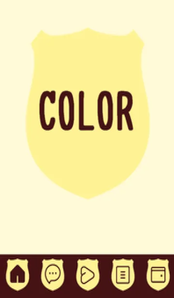 [LINE着せ替え] yellow color V40の画像1