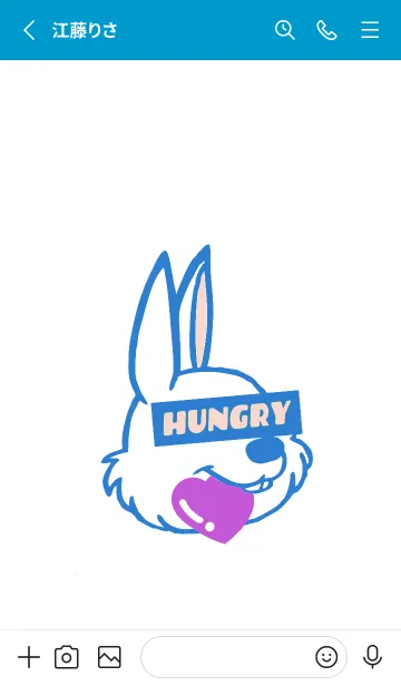 [LINE着せ替え] ハングリーラビット .5の画像2
