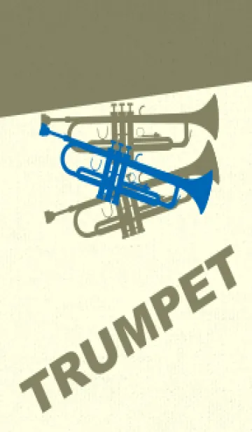 [LINE着せ替え] Trumpet CLR コバルトブルーの画像1